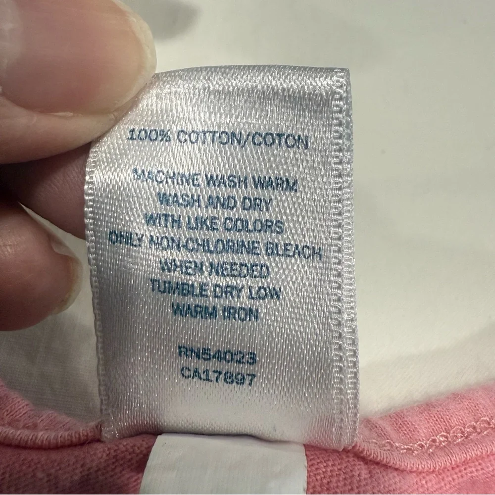 Y2K Old Navy Pink Short Sleeve Kids Babydoll Tee Size 6-12 months